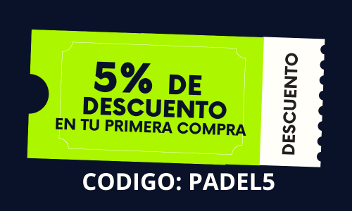 DESCUENTO PALAS DE PÁDEL